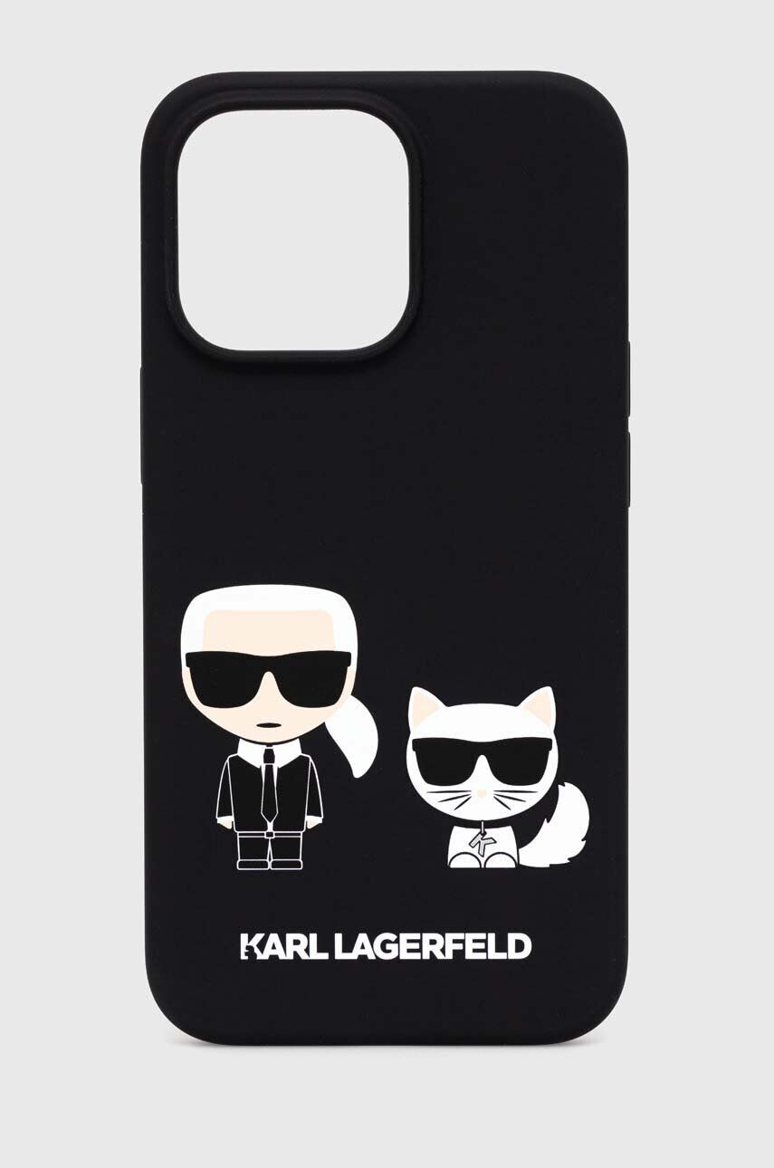 Karl Lagerfeld Кейс за телефон iPhone 13 Pro / 13 61 в черно - Pepit.bg