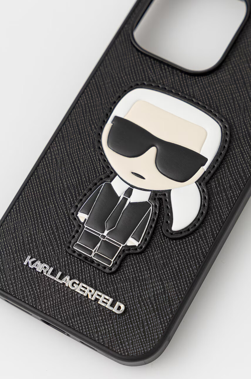 Karl Lagerfeld Кейс за телефон iPhone 13 Pro в черно - Pepit.bg
