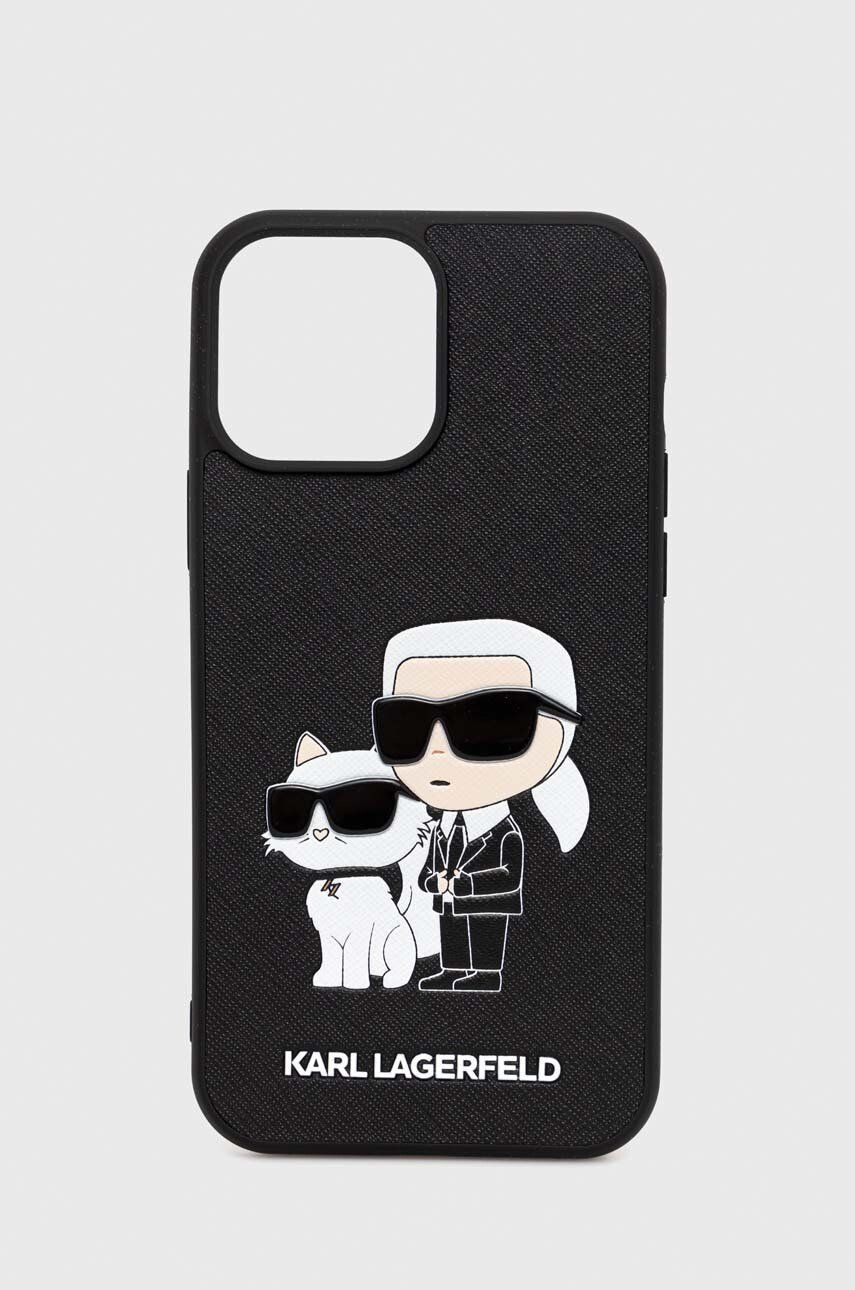 Karl Lagerfeld Кейс за телефон iPhone 13 Pro Max в черно - Pepit.bg