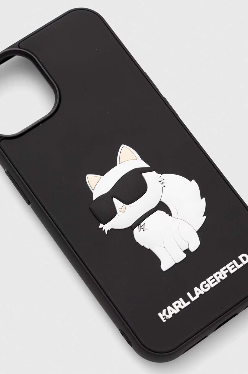 Karl Lagerfeld Кейс за телефон iPhone 14 6.1" в черно - Pepit.bg