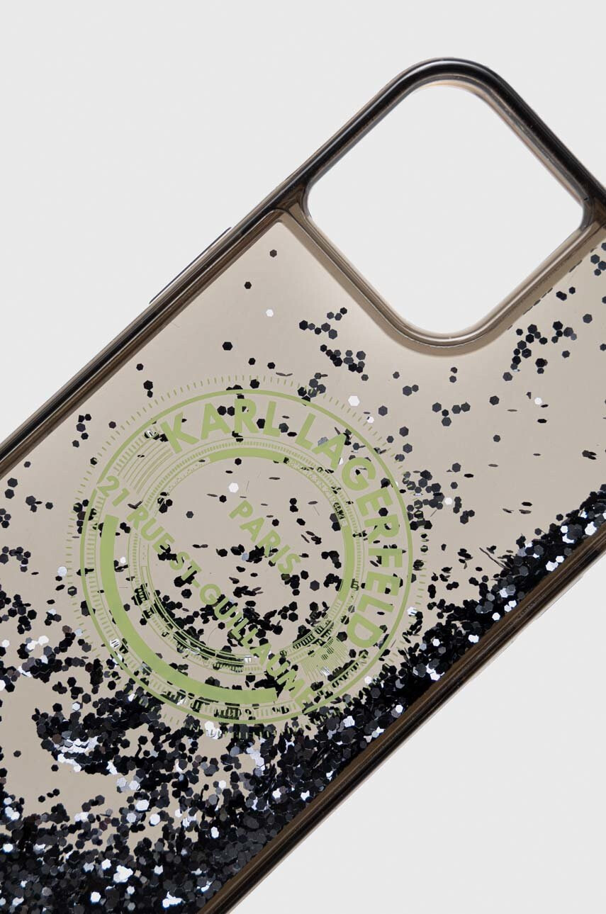 Karl Lagerfeld Кейс за телефон iPhone 14 61" в черно - Pepit.bg