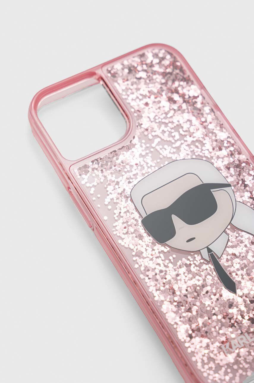 Karl Lagerfeld Кейс за телефон iPhone 14 61'' в розово - Pepit.bg