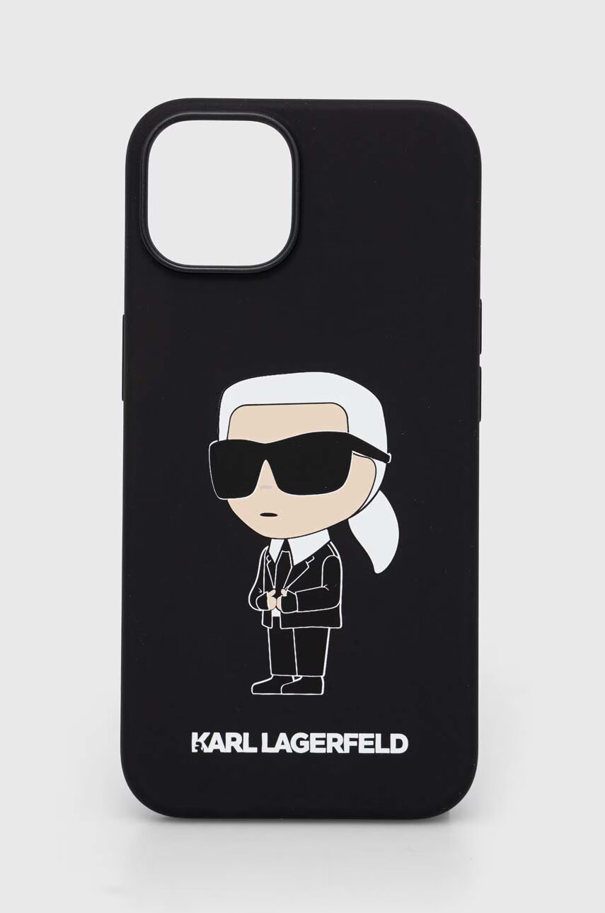 Karl Lagerfeld Кейс за телефон iPhone 14 61'' в черно - Pepit.bg