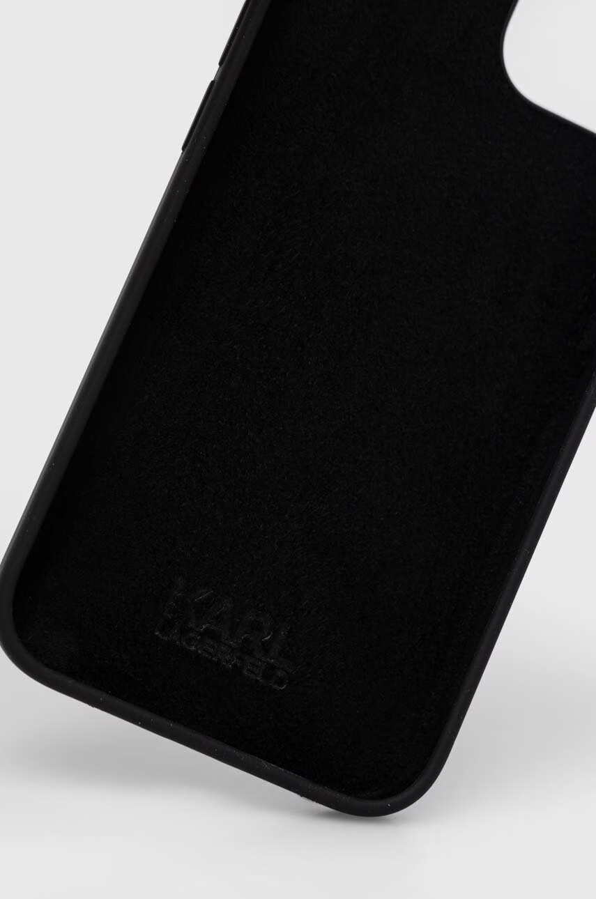 Karl Lagerfeld Кейс за телефон iPhone 14 61'' в черно - Pepit.bg