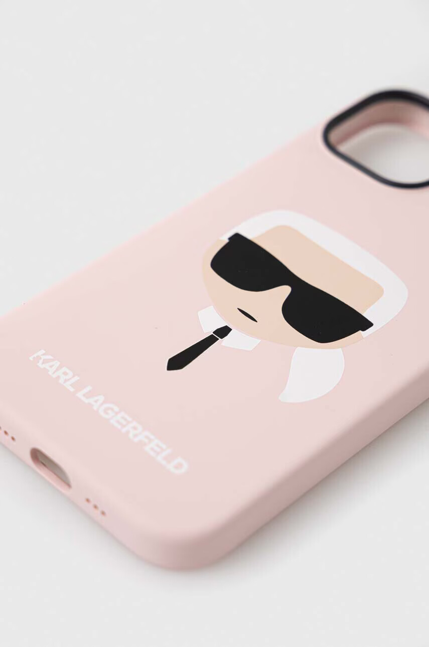 Karl Lagerfeld Кейс за телефон iPhone 14 61" в розово - Pepit.bg