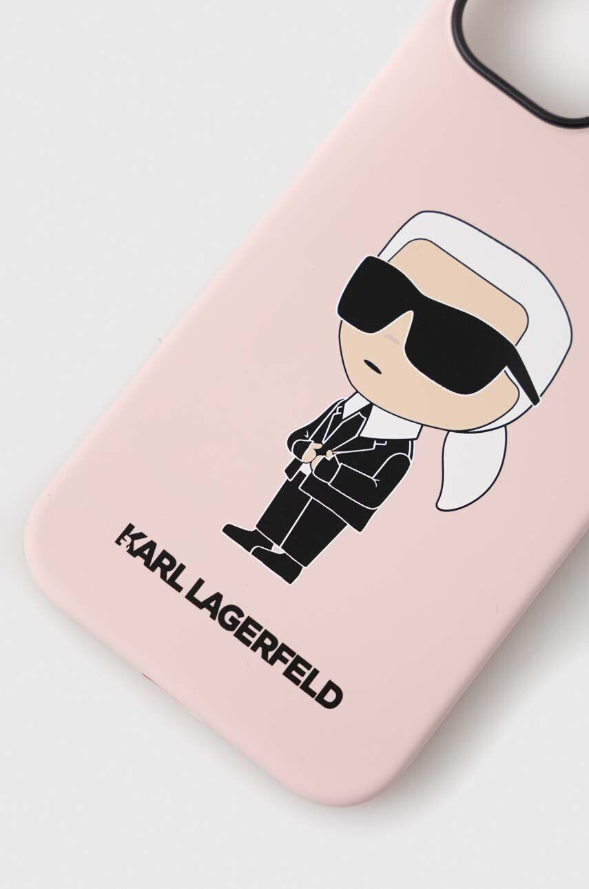 Karl Lagerfeld Кейс за телефон iPhone 14 61" в розово - Pepit.bg