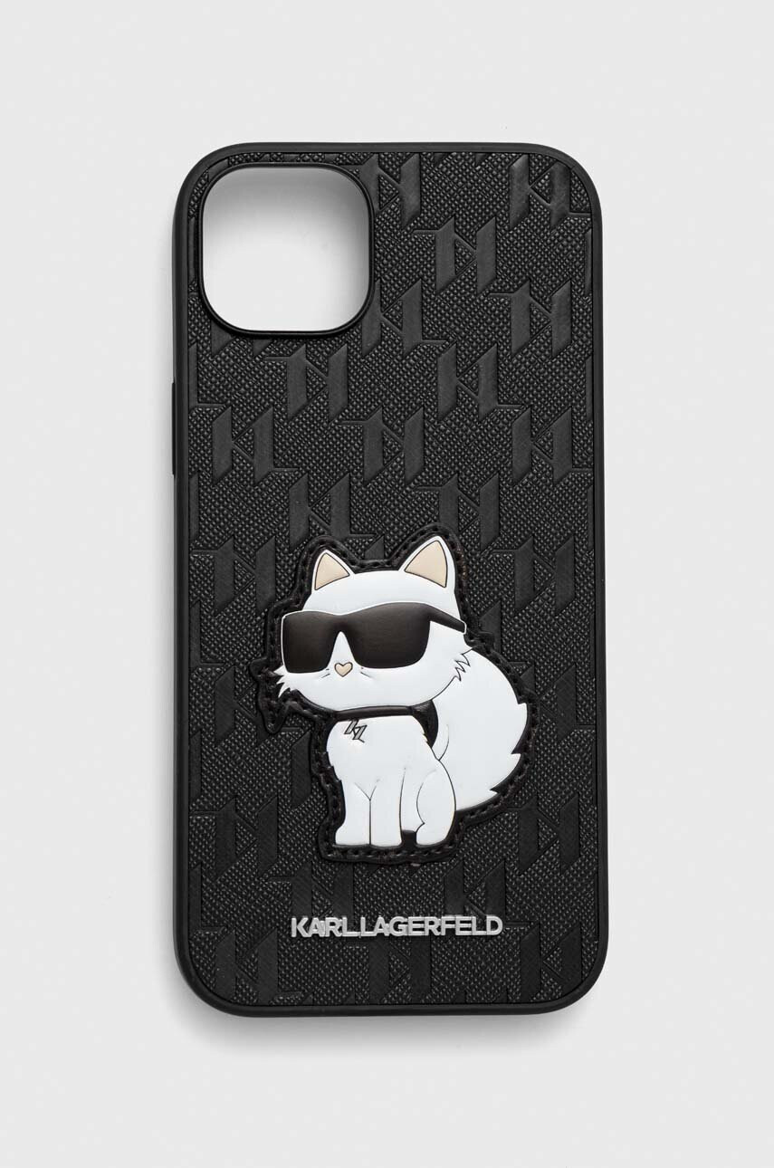 Karl Lagerfeld Кейс за телефон iPhone 14 Plus 6.7" в черно - Pepit.bg