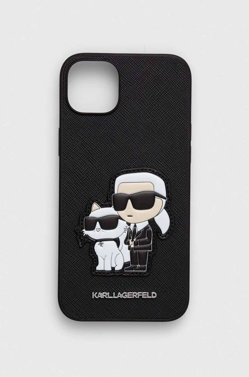 Karl Lagerfeld Кейс за телефон iPhone 14 Plus 6.7" в черно - Pepit.bg