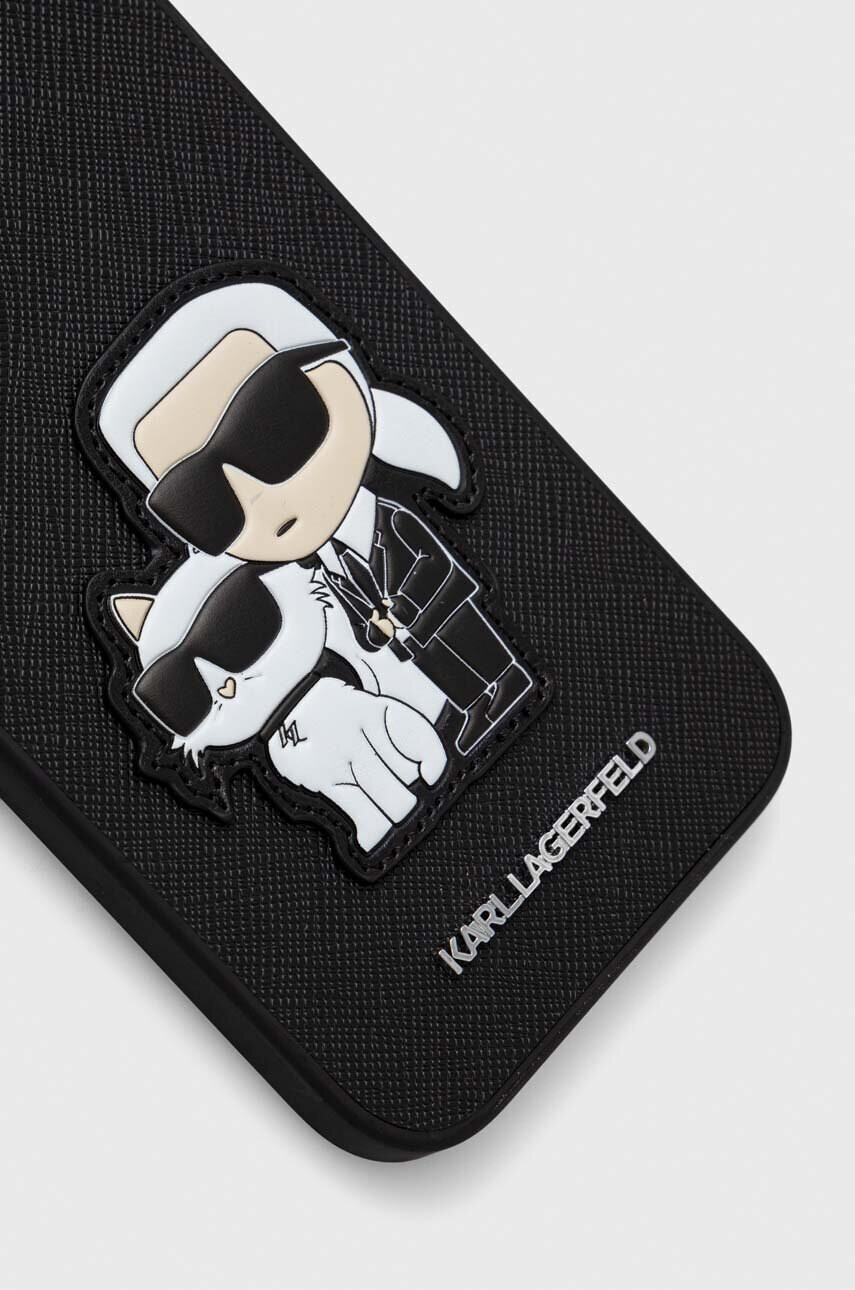 Karl Lagerfeld Кейс за телефон iPhone 14 Plus 6.7" в черно - Pepit.bg