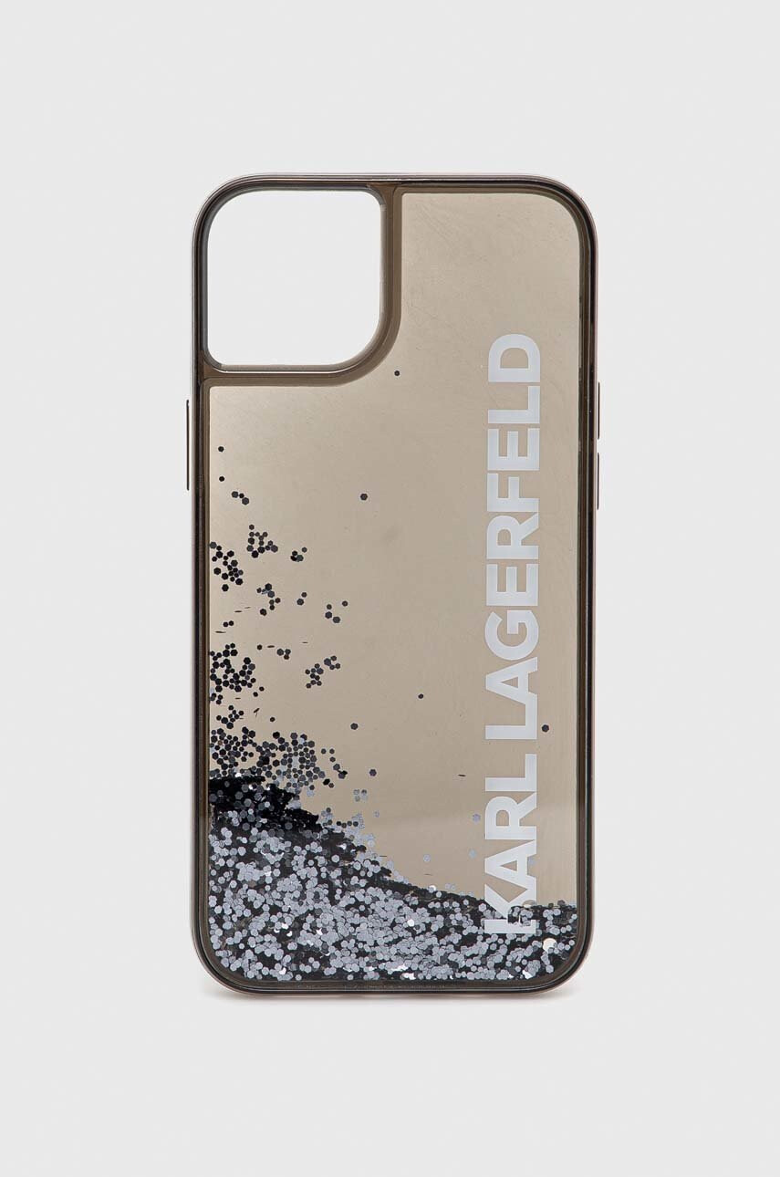 Karl Lagerfeld Кейс за телефон iPhone 14 Plus 67" в черно - Pepit.bg