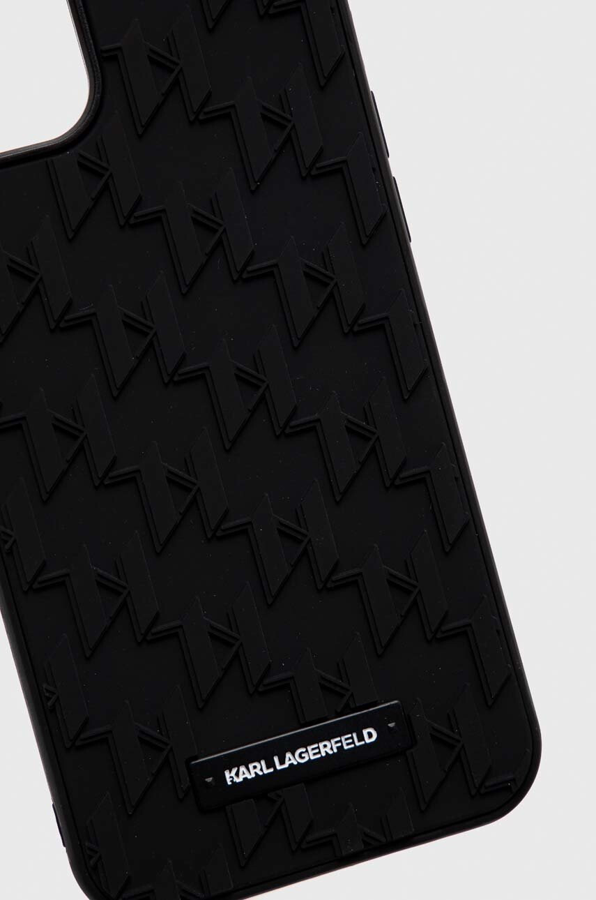 Karl Lagerfeld Кейс за телефон iPhone 14 Plus 67" в черно - Pepit.bg
