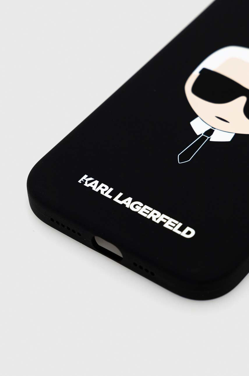 Karl Lagerfeld Кейс за телефон iPhone 14 Plus 67" в черно - Pepit.bg