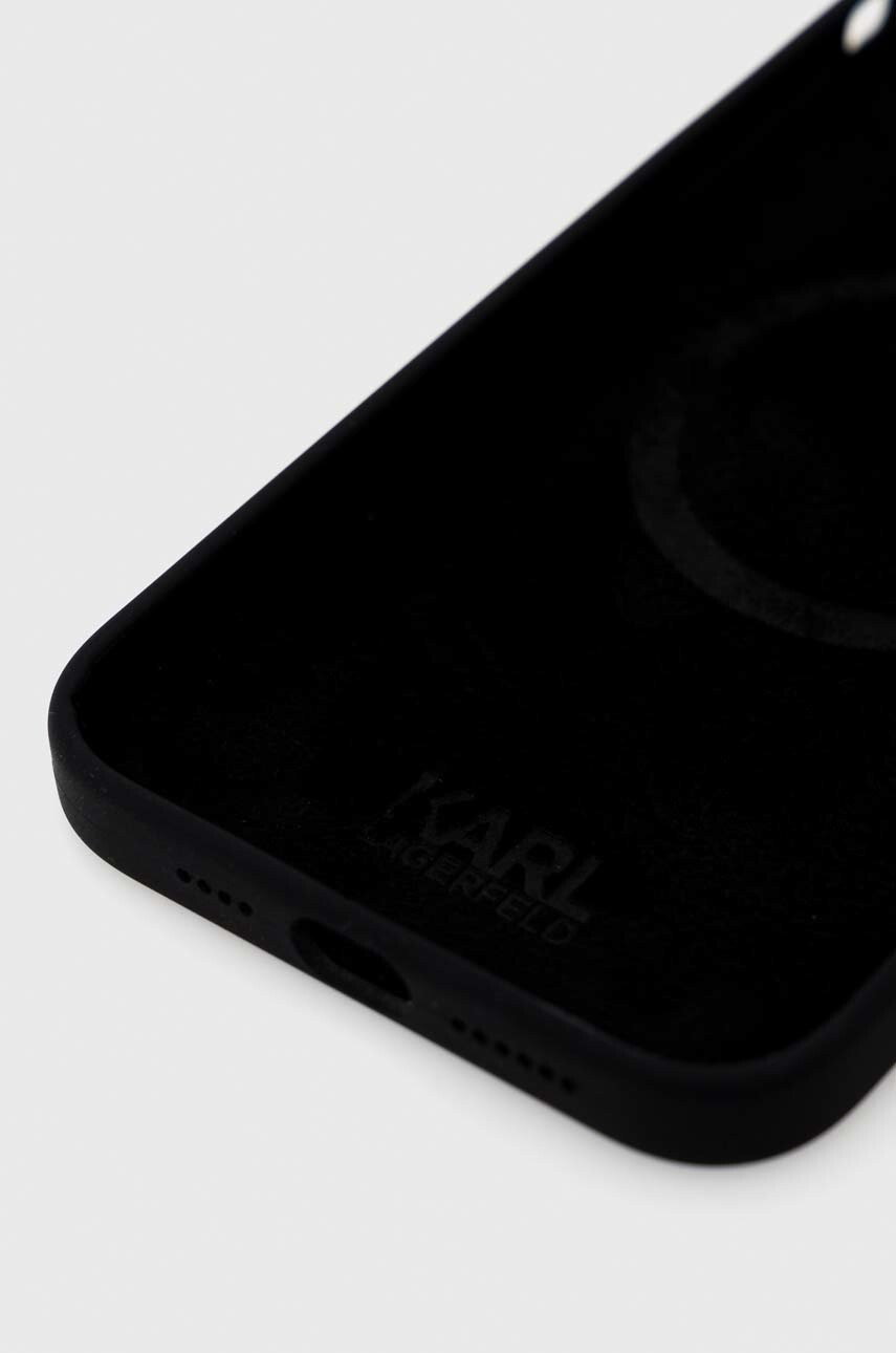 Karl Lagerfeld Кейс за телефон iPhone 14 Plus 67" в черно - Pepit.bg