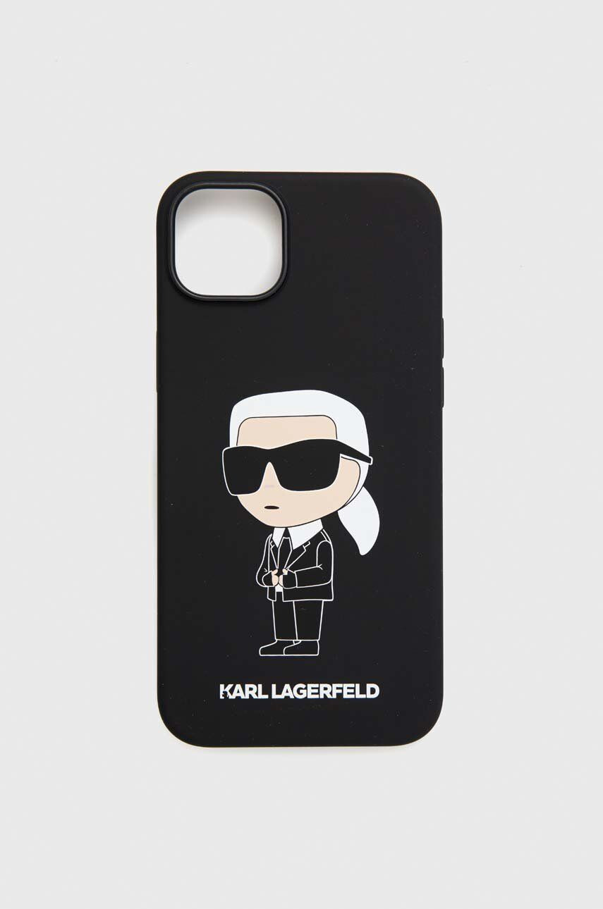 Karl Lagerfeld Кейс за телефон iPhone 14 Plus 67'' в черно - Pepit.bg