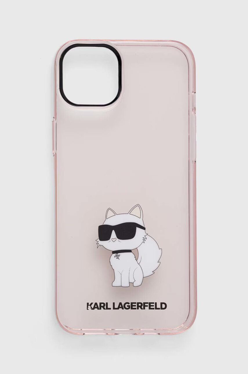 Karl Lagerfeld Кейс за телефон iPhone 14 Plus 67'' в розово - Pepit.bg