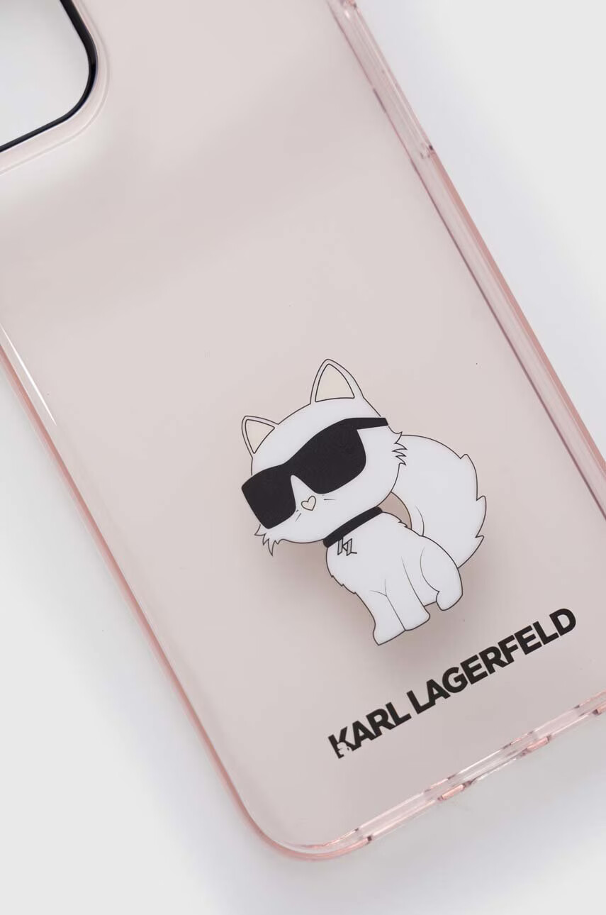 Karl Lagerfeld Кейс за телефон iPhone 14 Plus 67'' в розово - Pepit.bg
