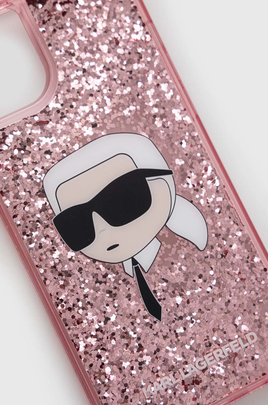 Karl Lagerfeld Кейс за телефон iPhone 14 Plus 67'' в розово - Pepit.bg