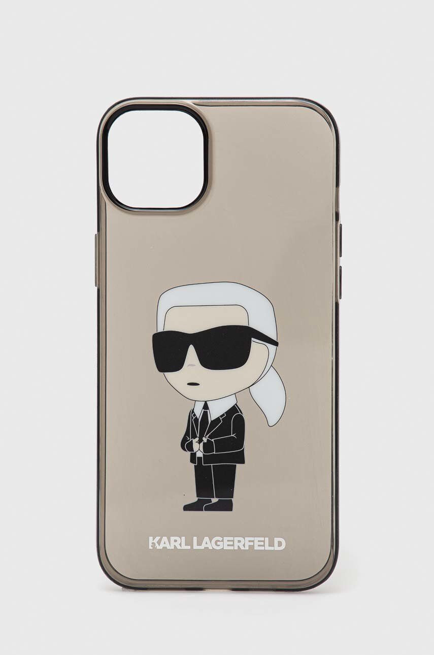 Karl Lagerfeld Кейс за телефон iPhone 14 Plus 67'' в черно - Pepit.bg