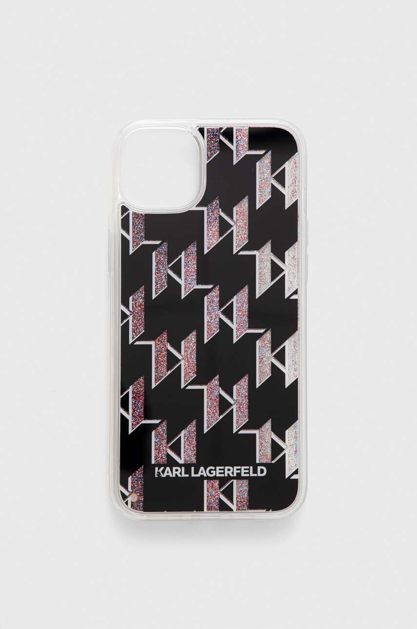 Karl Lagerfeld Кейс за телефон iPhone 14 Plus 67" в черно - Pepit.bg