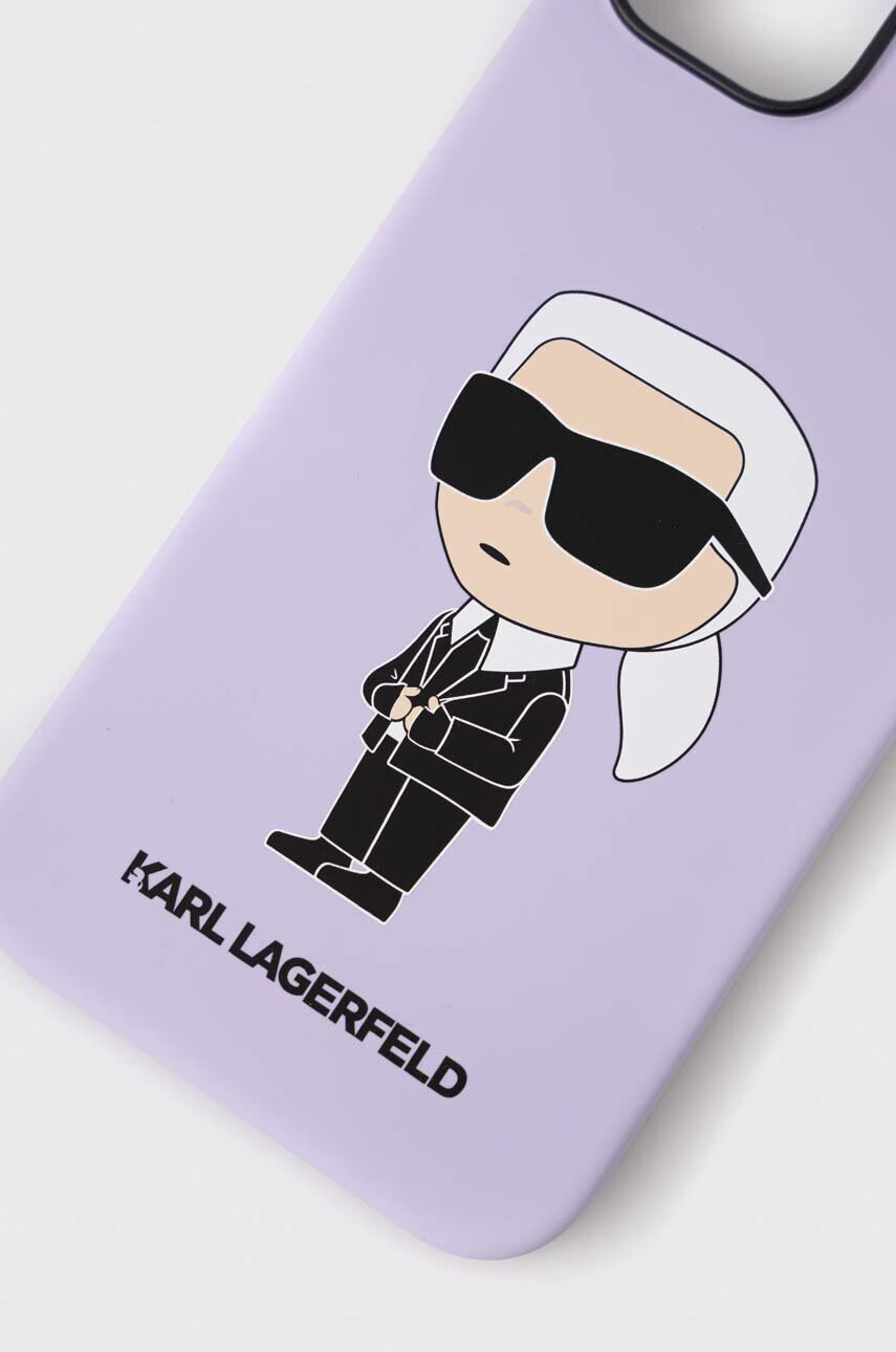 Karl Lagerfeld Кейс за телефон iPhone 14 Plus 67" в лилаво - Pepit.bg