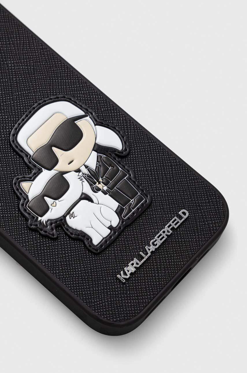 Karl Lagerfeld Кейс за телефон iPhone 14 Pro 6.1" в черно - Pepit.bg