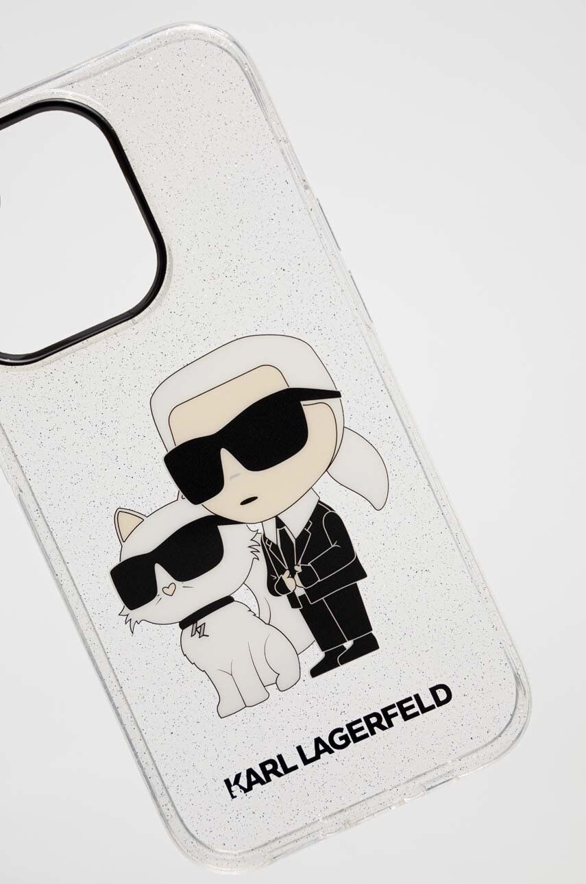 Karl Lagerfeld Кейс за телефон iPhone 14 Pro 61" в прозрачен цвят - Pepit.bg