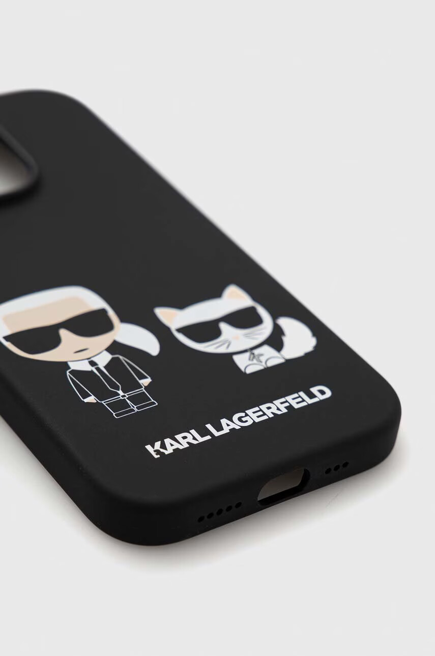 Karl Lagerfeld Кейс за телефон iPhone 14 Pro 61" в черно - Pepit.bg