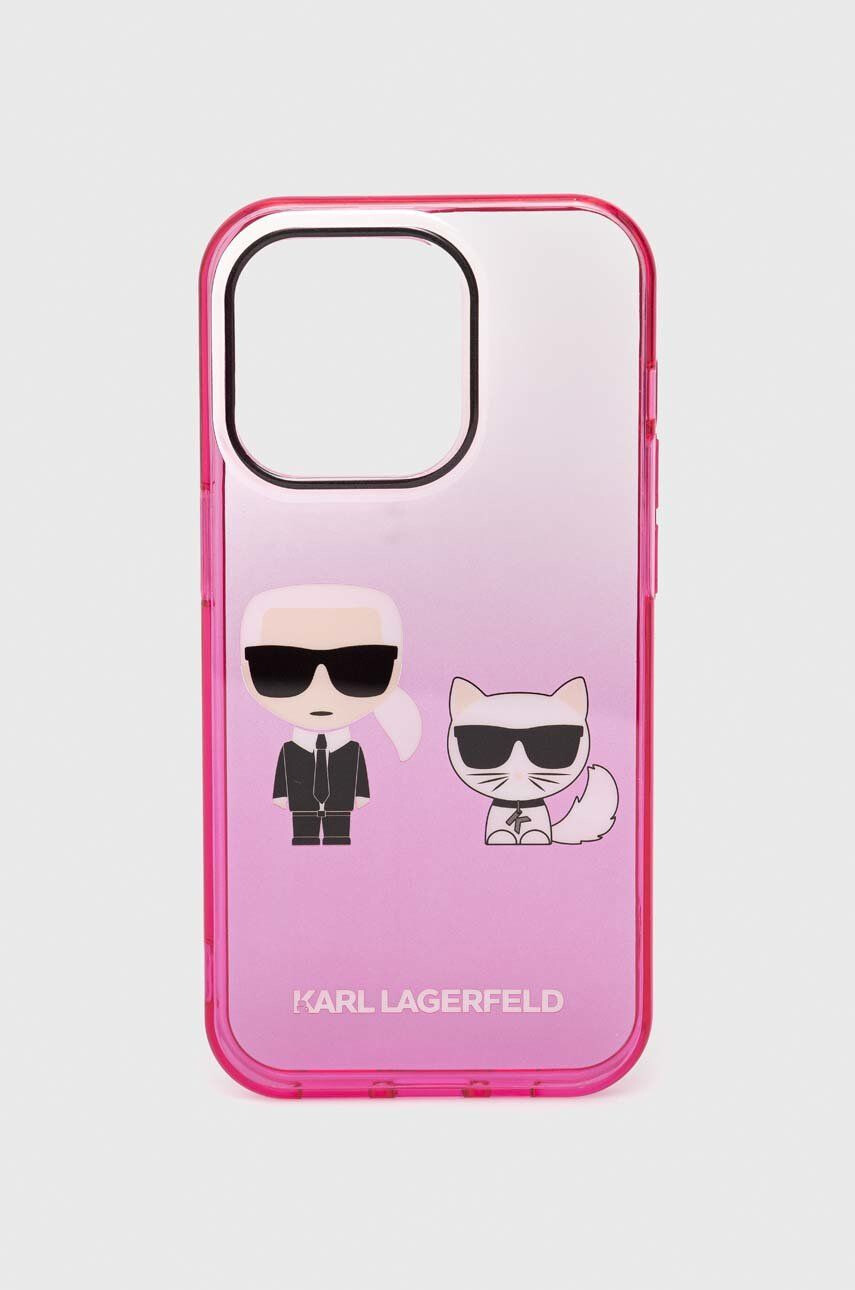 Karl Lagerfeld Кейс за телефон iPhone 14 Pro 61" - Pepit.bg