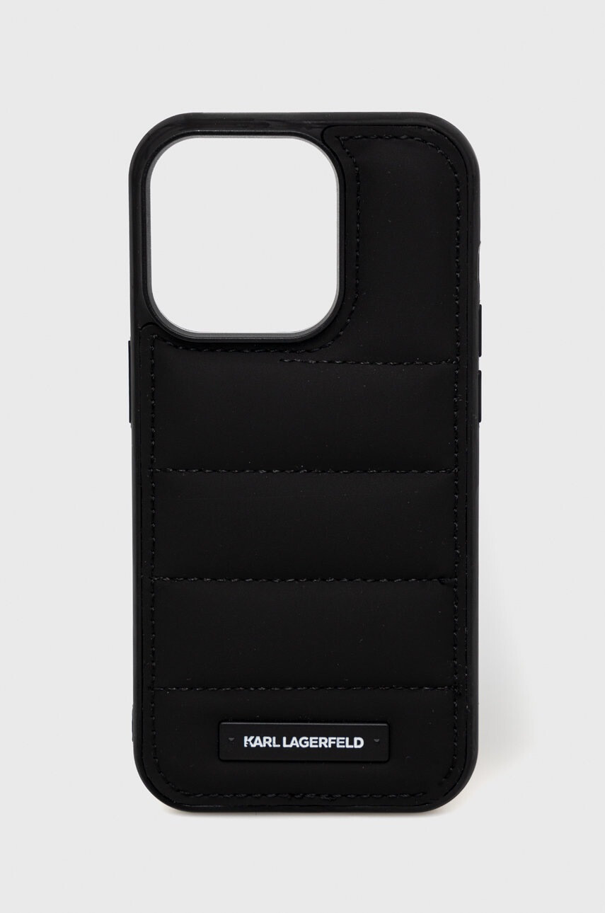 Karl Lagerfeld Кейс за телефон Iphone 14 Pro 61" в черно - Pepit.bg