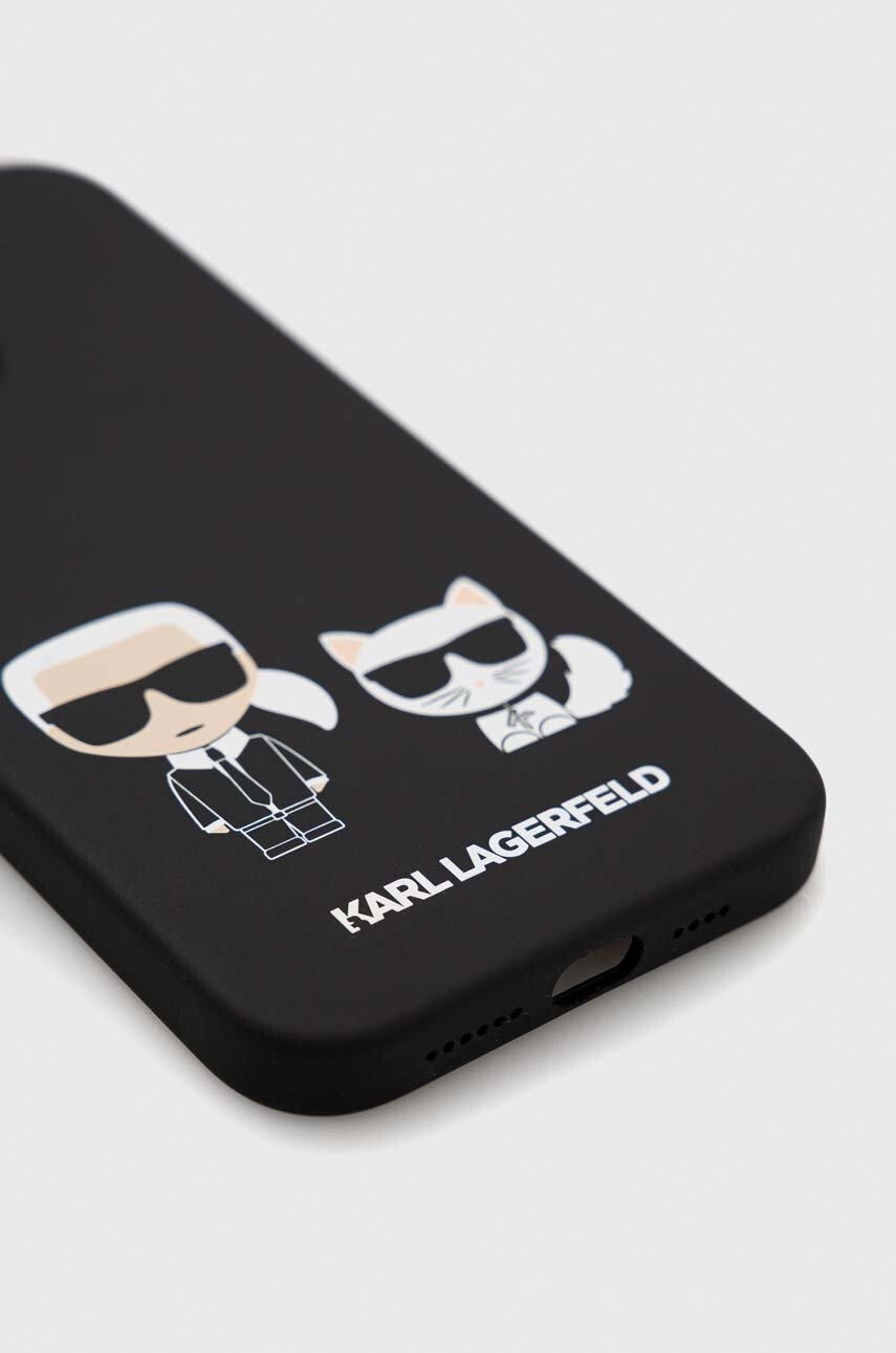 Karl Lagerfeld Кейс за телефон iPhone 14 Pro Max 67" в черно - Pepit.bg
