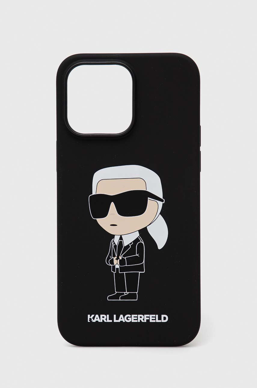 Karl Lagerfeld Кейс за телефон iPhone 14 Pro Max 67'' в черно - Pepit.bg