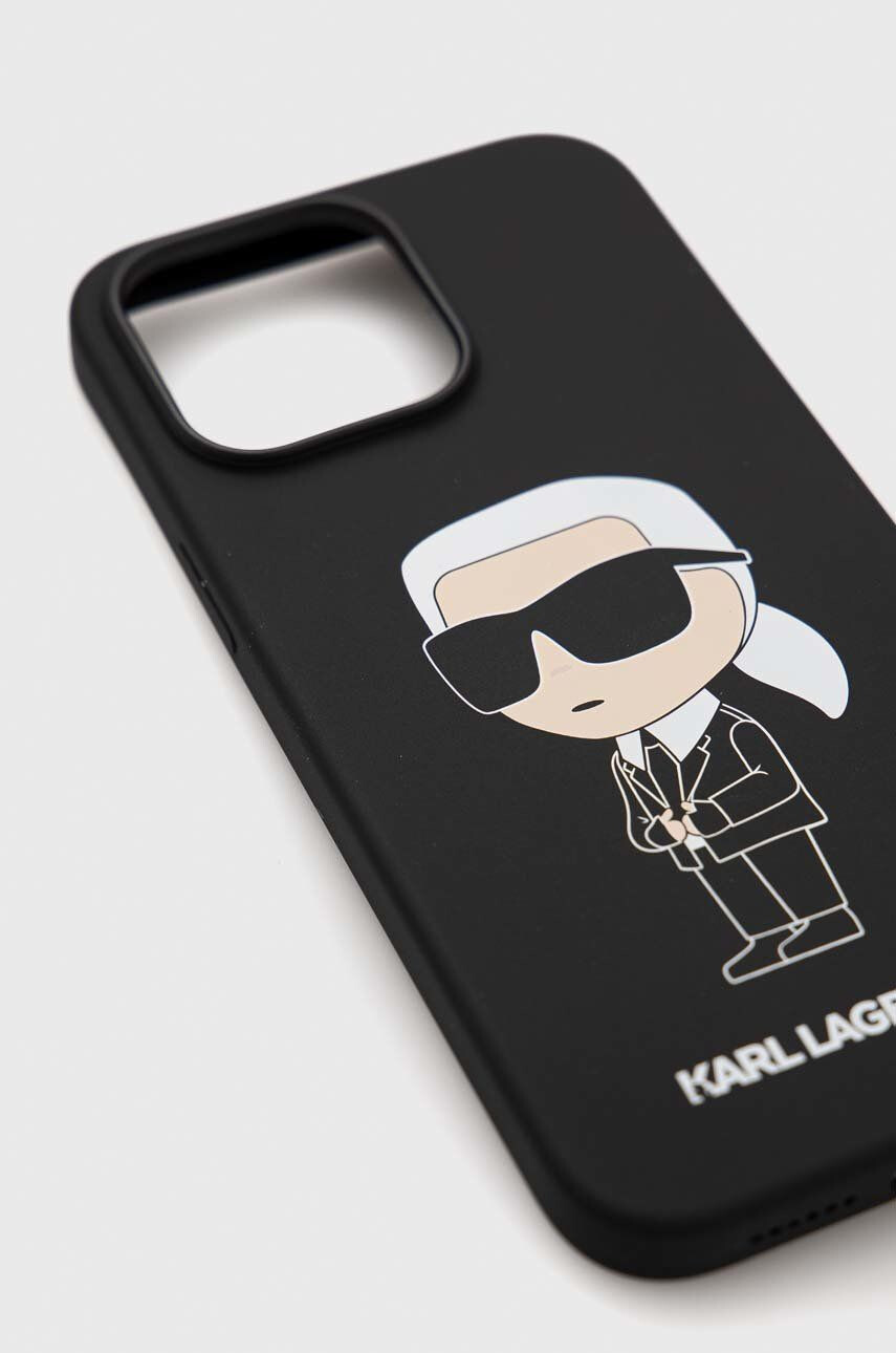 Karl Lagerfeld Кейс за телефон iPhone 14 Pro Max 67'' в черно - Pepit.bg