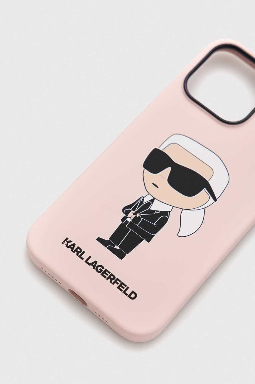 Karl Lagerfeld Кейс за телефон iPhone 14 Pro Max 67'' в розово - Pepit.bg