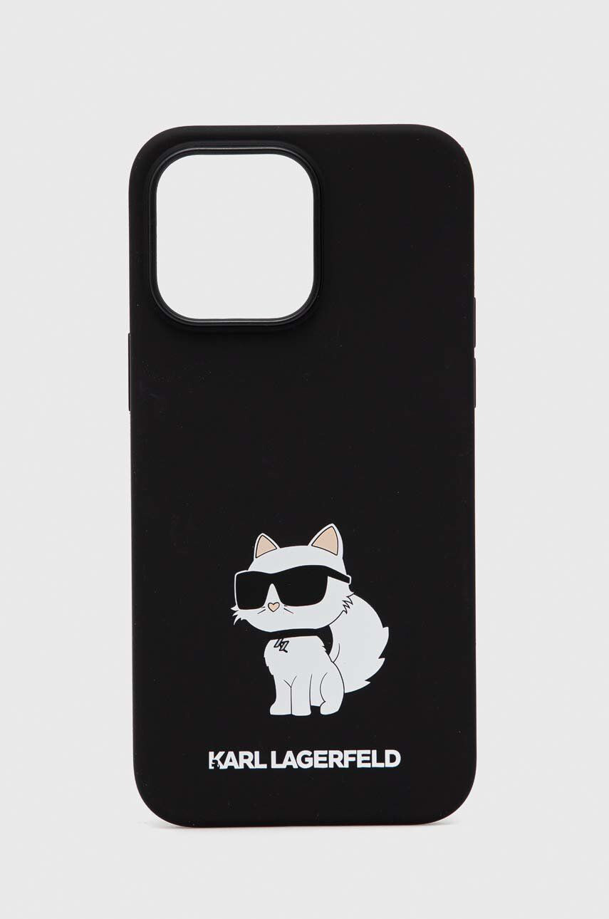 Karl Lagerfeld Кейс за телефон iPhone 14 Pro Max 67'' в черно - Pepit.bg