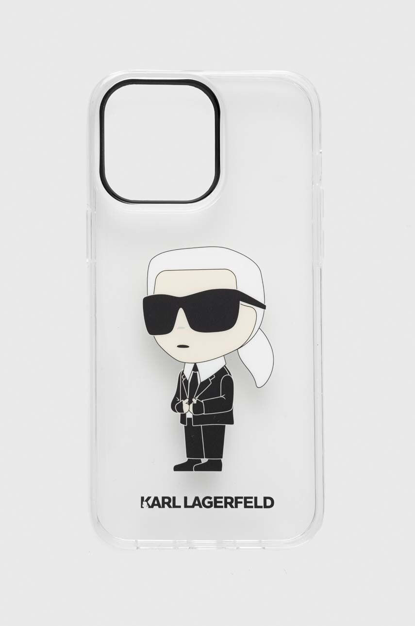 Karl Lagerfeld Кейс за телефон iPhone 14 Pro Max 67'' в прозрачен цвят - Pepit.bg