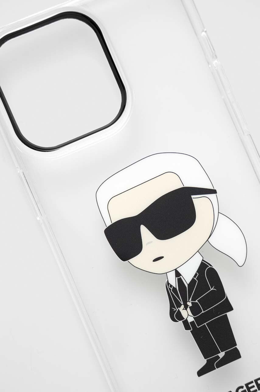 Karl Lagerfeld Кейс за телефон iPhone 14 Pro Max 67'' в прозрачен цвят - Pepit.bg