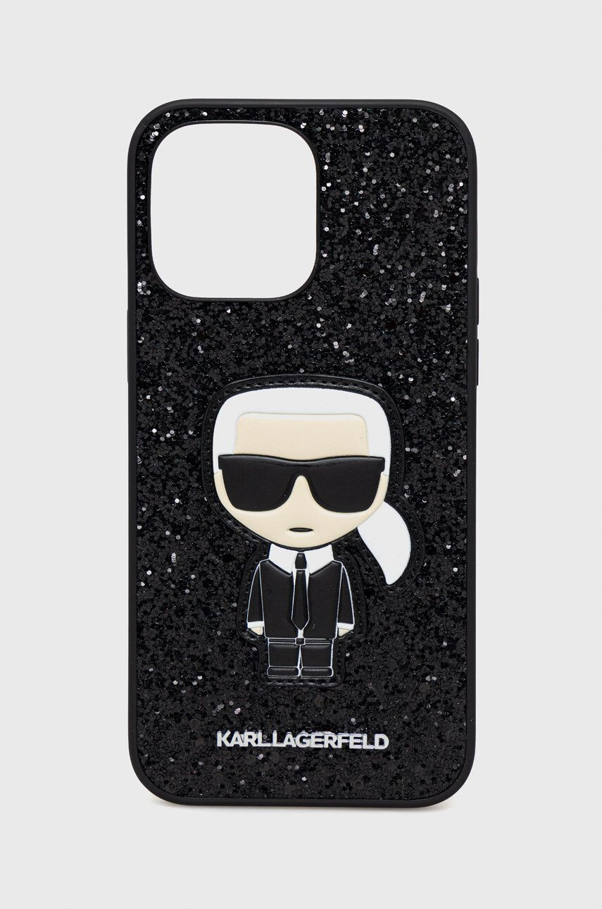 Karl Lagerfeld Кейс за телефон Iphone 14 Pro Max 67" в черно - Pepit.bg