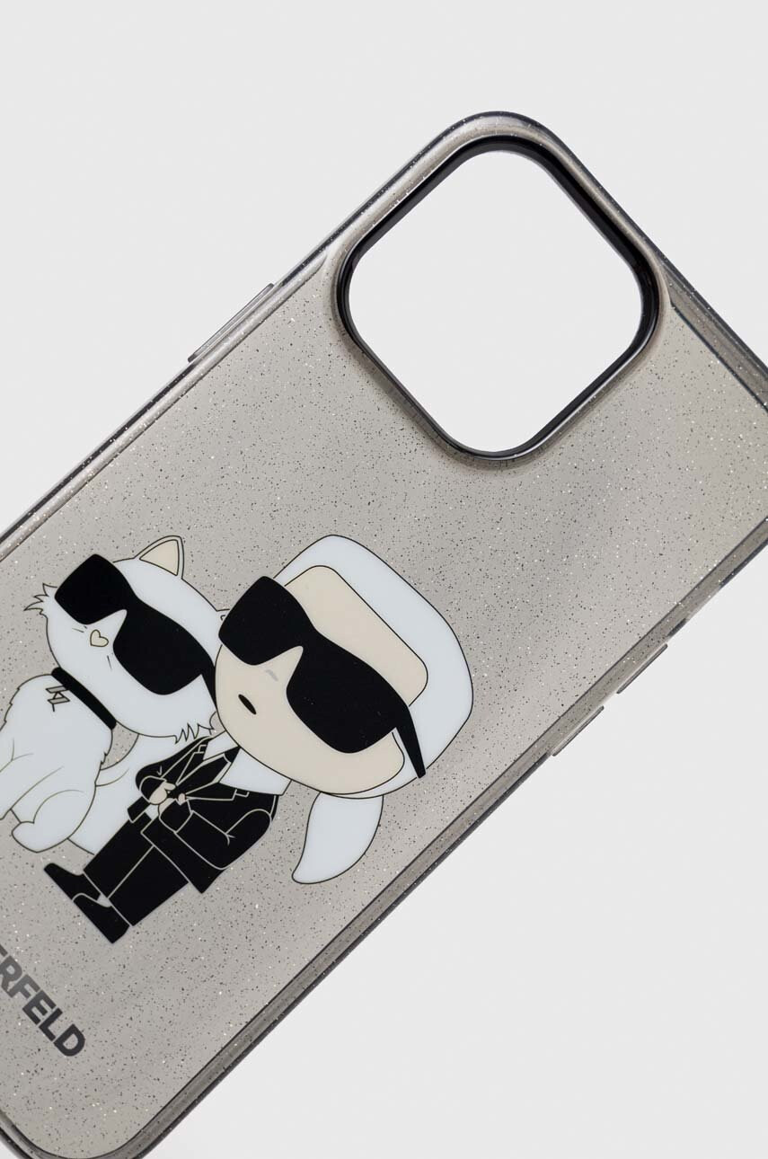Karl Lagerfeld Кейс за телефон iPhone 14 Pro Max 67" в черно - Pepit.bg