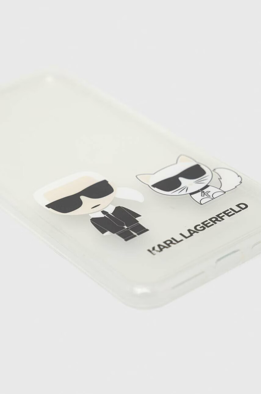 Karl Lagerfeld Кейс за телефон iPhone Xs Max в прозрачен цвят - Pepit.bg