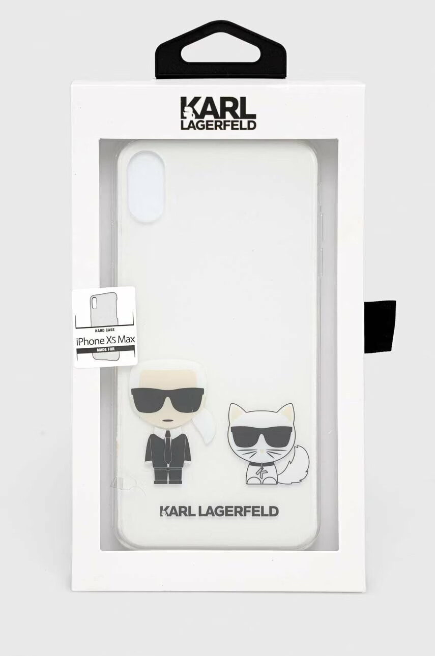 Karl Lagerfeld Кейс за телефон iPhone Xs Max в прозрачен цвят - Pepit.bg