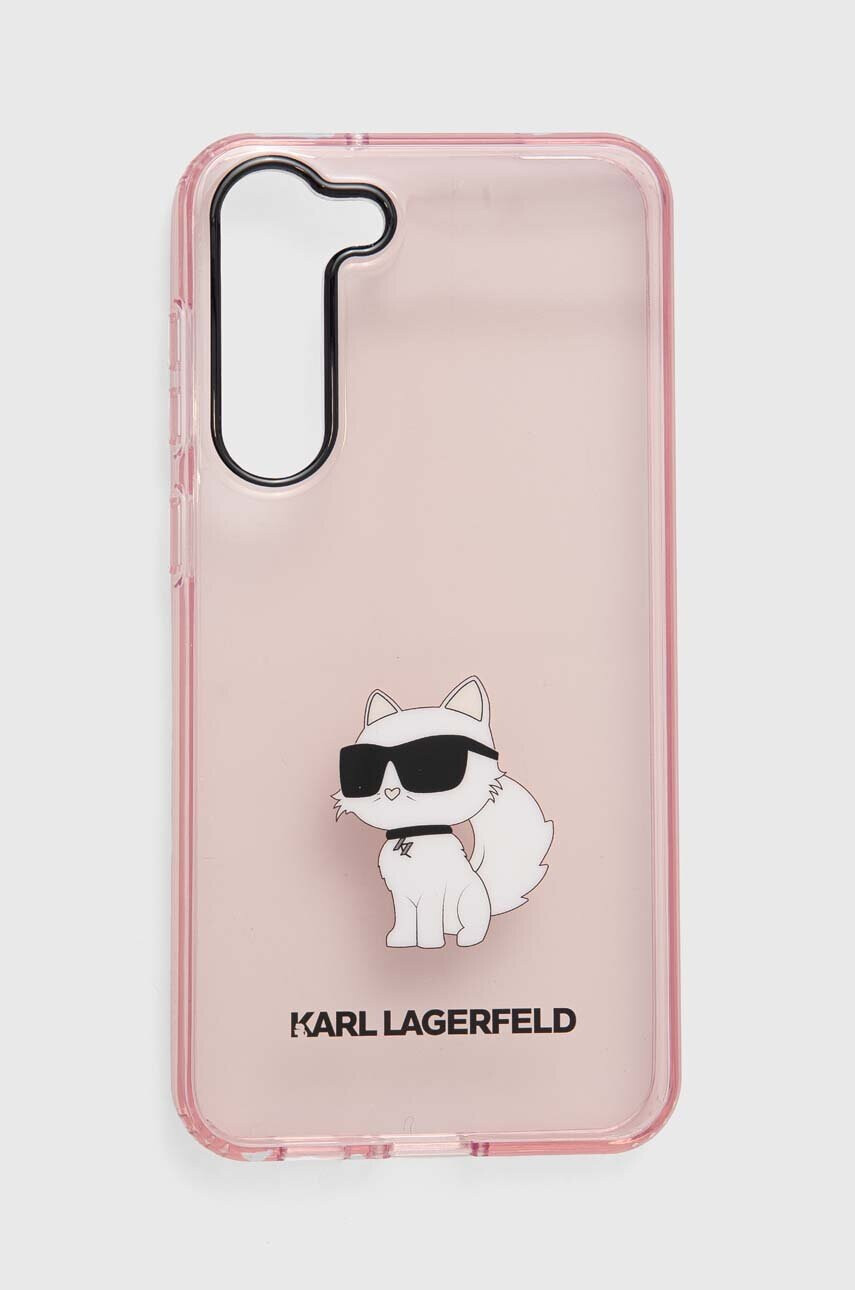 Karl Lagerfeld Кейс за телефон S23 + S916 в розово - Pepit.bg