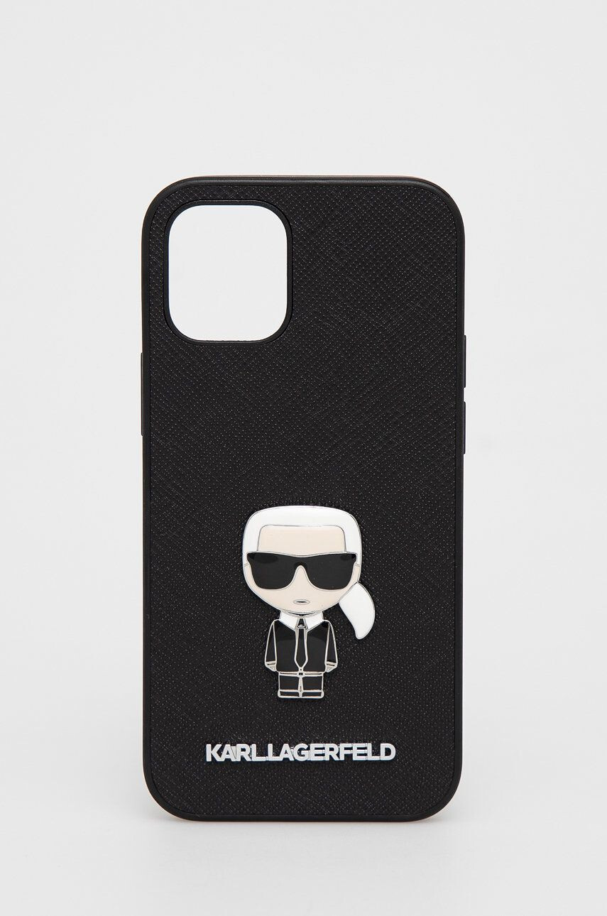 Karl Lagerfeld Кейс за телефон за iPhone 12 MINI в черно - Pepit.bg