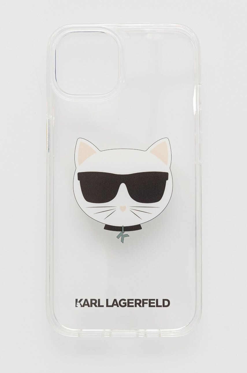 Karl Lagerfeld Кейс за телефон iPhone 13 в прозрачен цвят - Pepit.bg