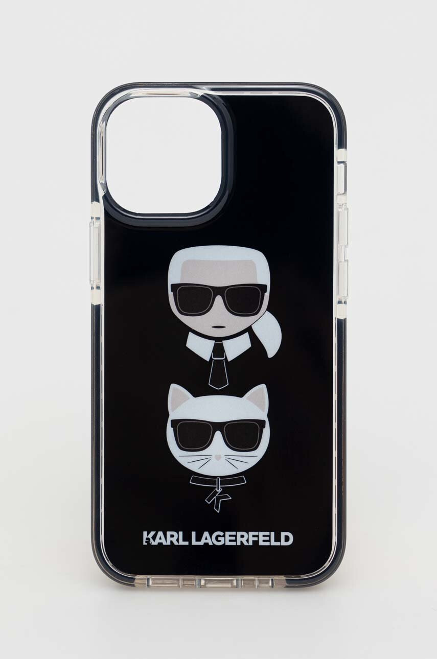 Karl Lagerfeld Кейс за телефон Iphone 13 Mini 54" в черно - Pepit.bg