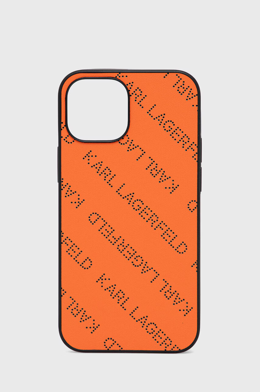 Karl Lagerfeld Кейс за телефон Iphone 13 Mini 54'' в оранжево - Pepit.bg