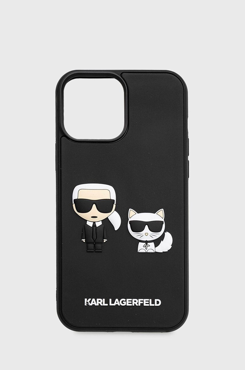 Karl Lagerfeld Кейс за телефон Iphone 13 Pro Max 67 в черно - Pepit.bg