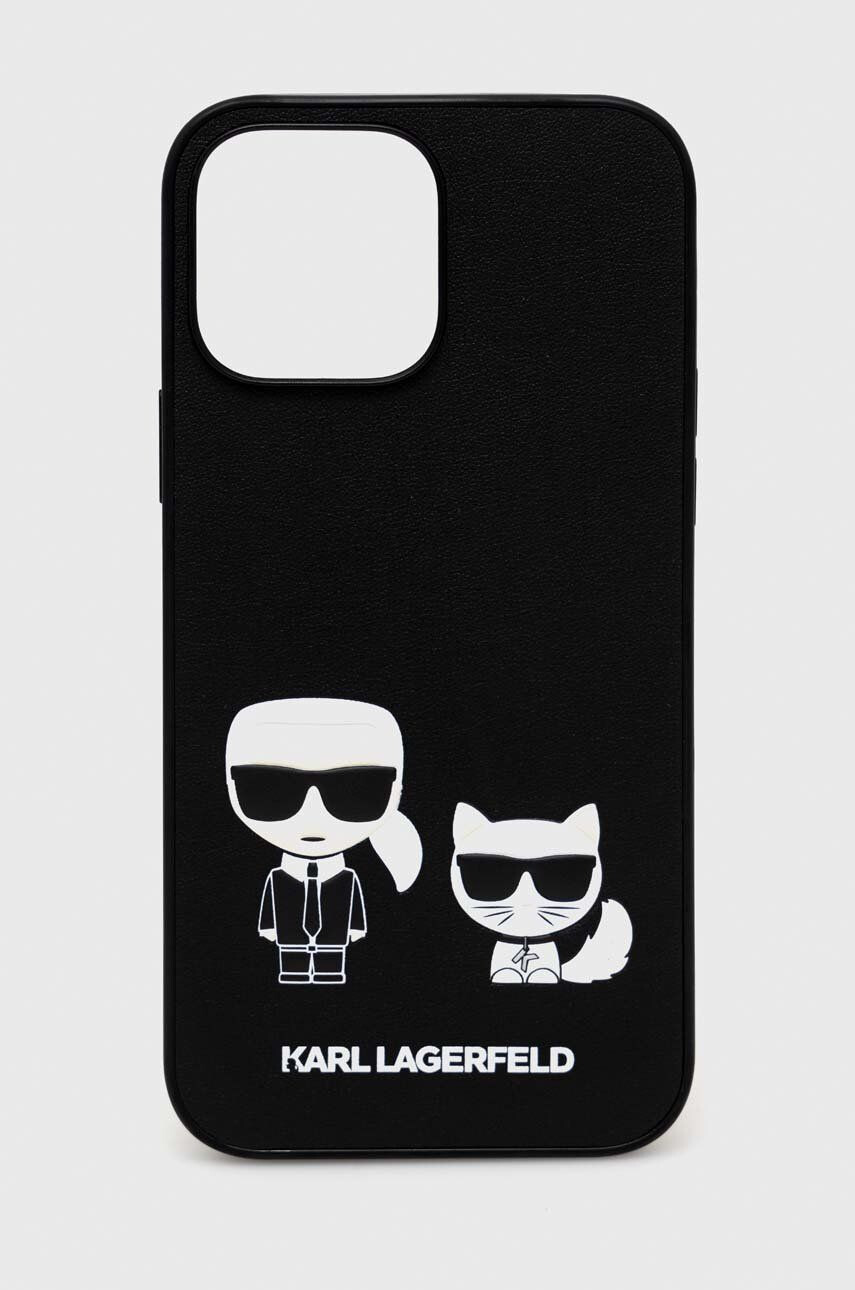 Karl Lagerfeld Кейс за телефон Iphone 13 Pro Max 67" в черно - Pepit.bg