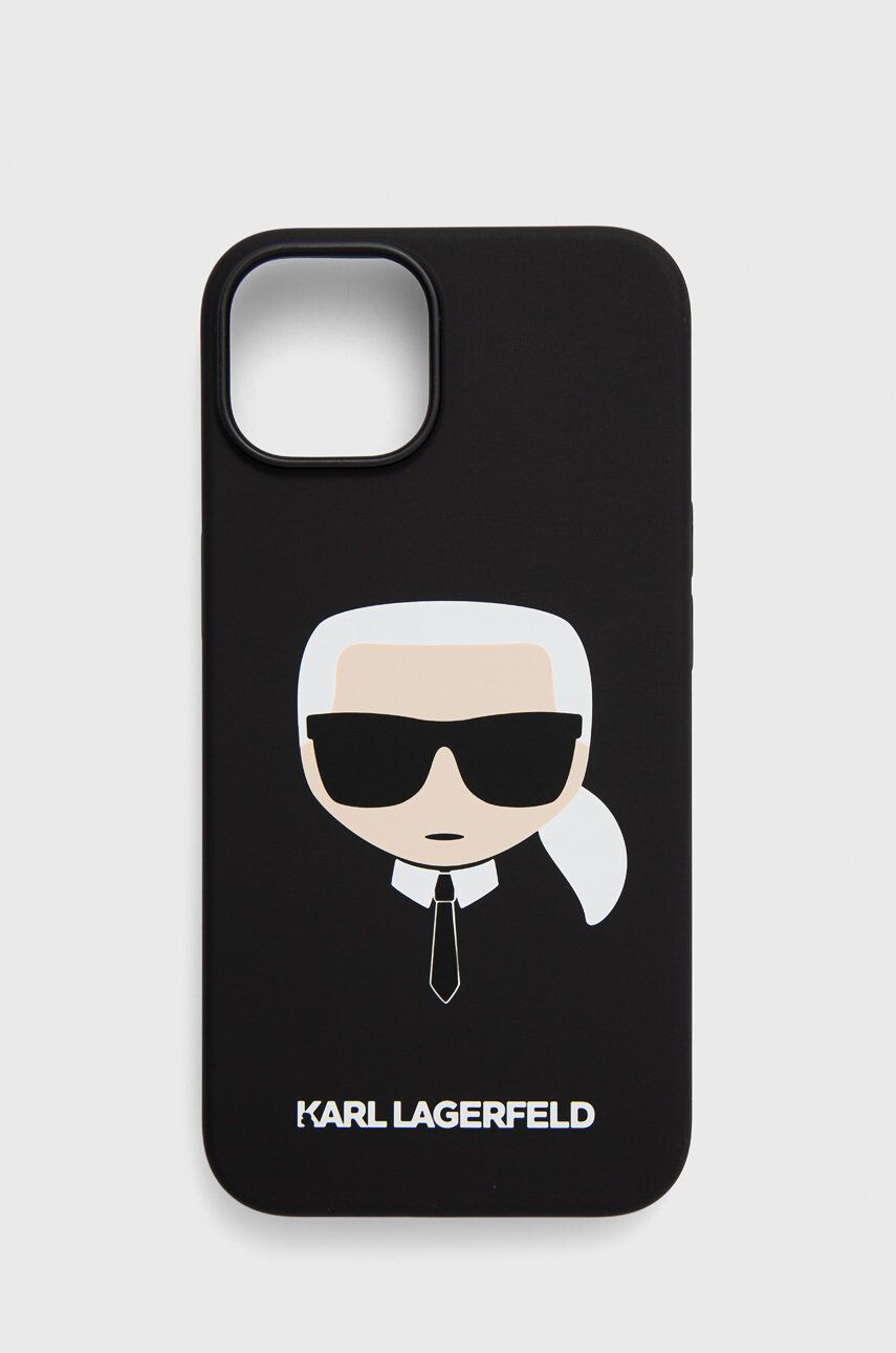 Karl Lagerfeld Кейс за телефон Iphone 14 61" в черно - Pepit.bg