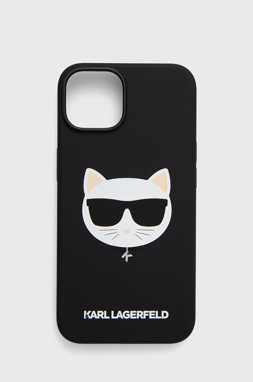 Karl Lagerfeld Кейс за телефон Iphone 14 61" в черно - Pepit.bg