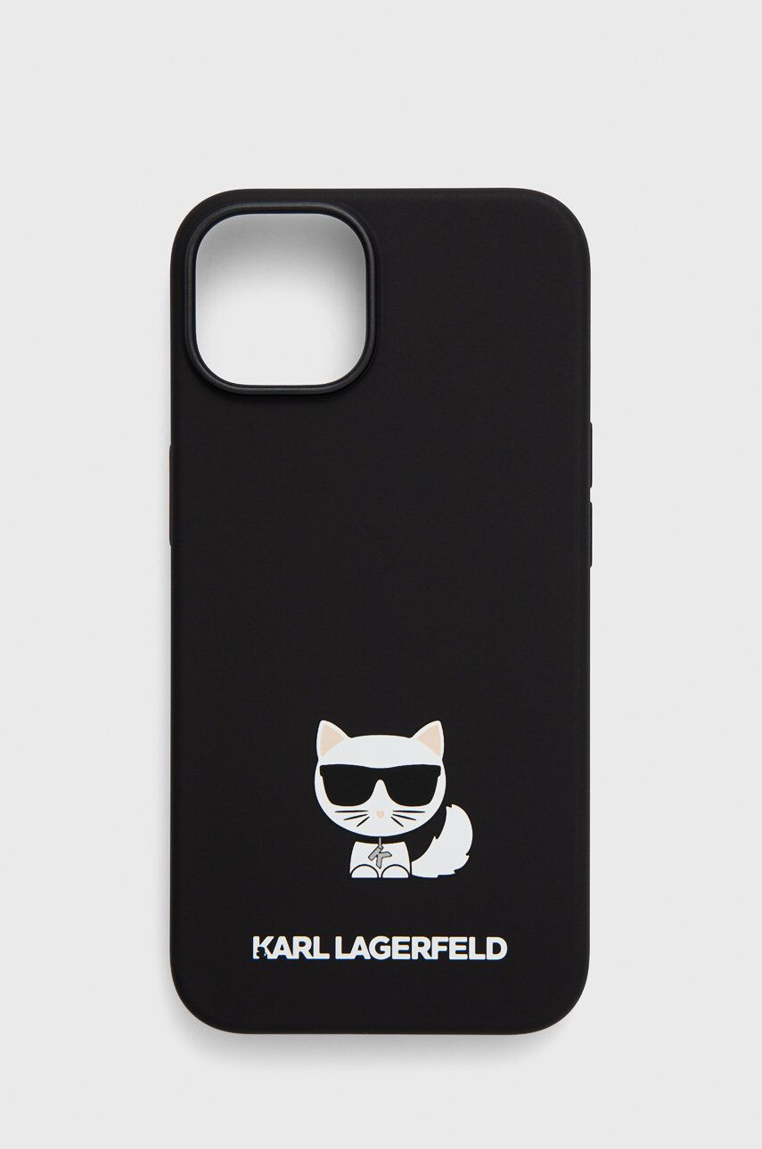 Karl Lagerfeld Кейс за телефон Iphone 14 61" в черно - Pepit.bg